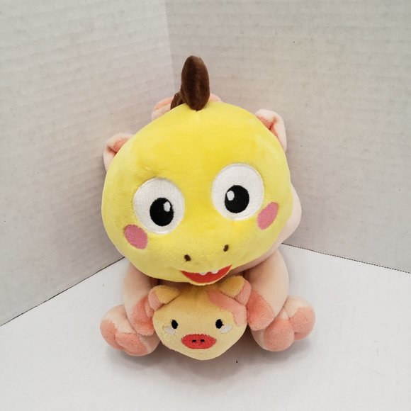 VIPKid Plush Yellow Dino figure Year of the PIG 8 - Picture 3 of 11